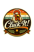 Cluck It Chicken Sticker – Funny Chicken Sticker Sarcastic Farm Sticker Rustic Rooster Decal (3”
