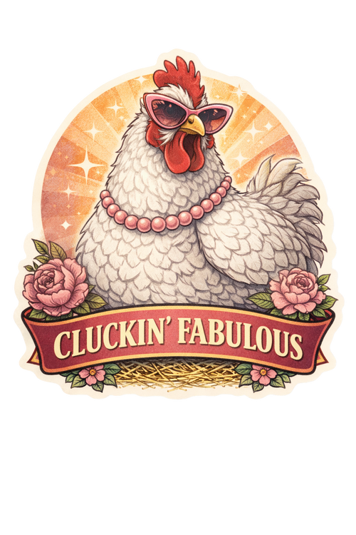 10 Pack Funny Chicken Sticker Bundle – Waterproof Vinyl Stickers