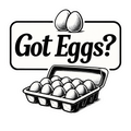 Got Eggs? Vintage Chicken Sticker – Farm Fresh Eggs Decal (3”)