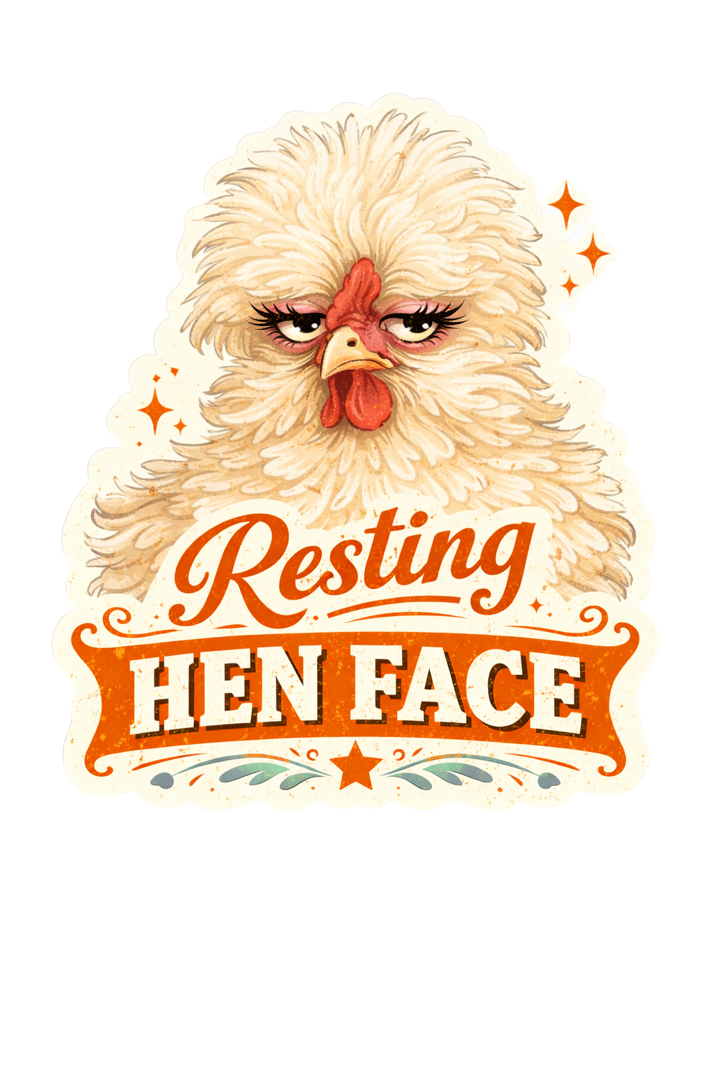 10 Pack Funny Chicken Sticker Bundle – Waterproof Vinyl Stickers