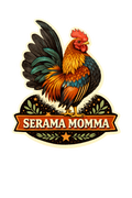 Serama Momma Chicken Sticker – Serama Chicken Lover Decal Cute Bantam Hen Gift (3”)