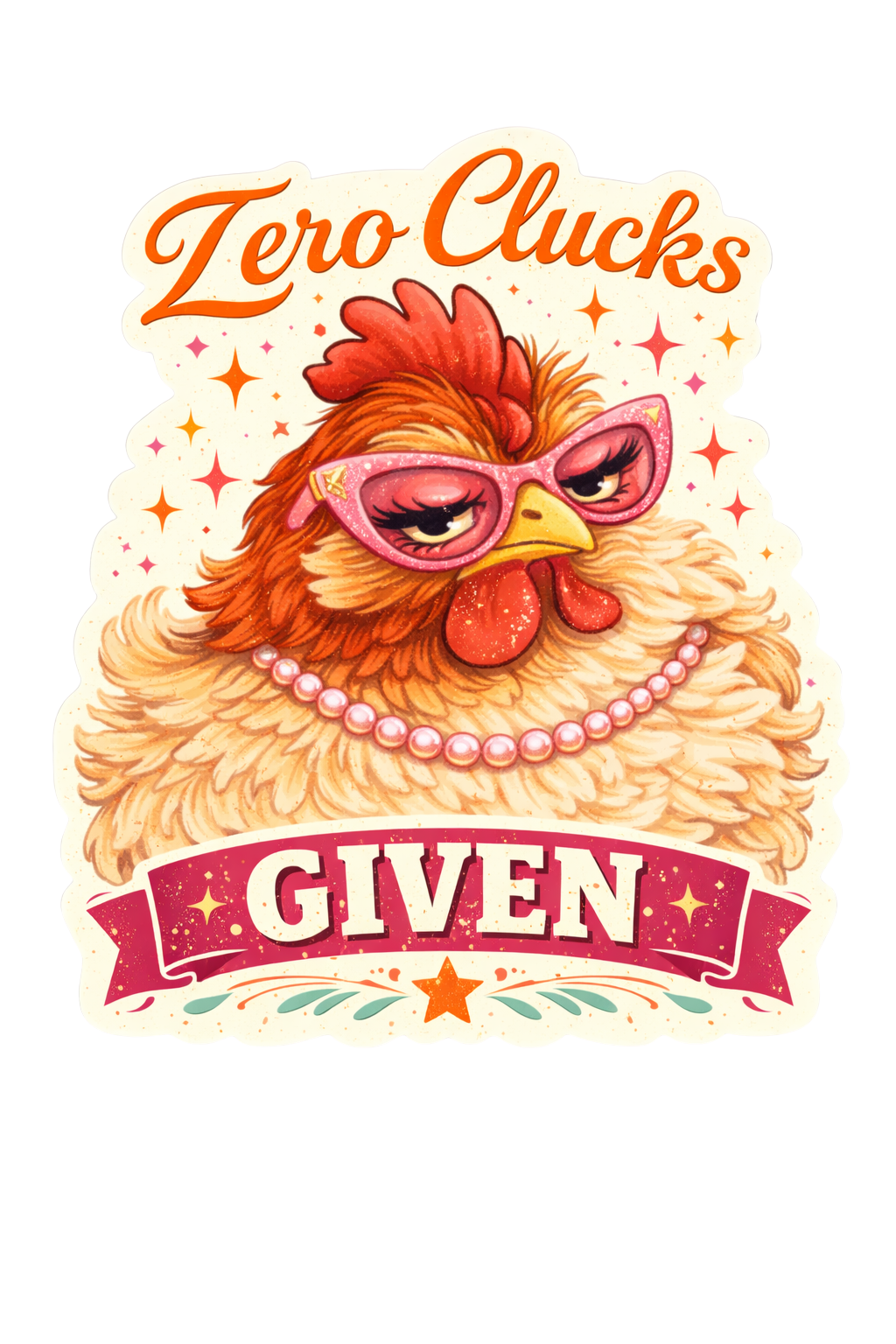 10 Pack Funny Chicken Sticker Bundle – Waterproof Vinyl Stickers